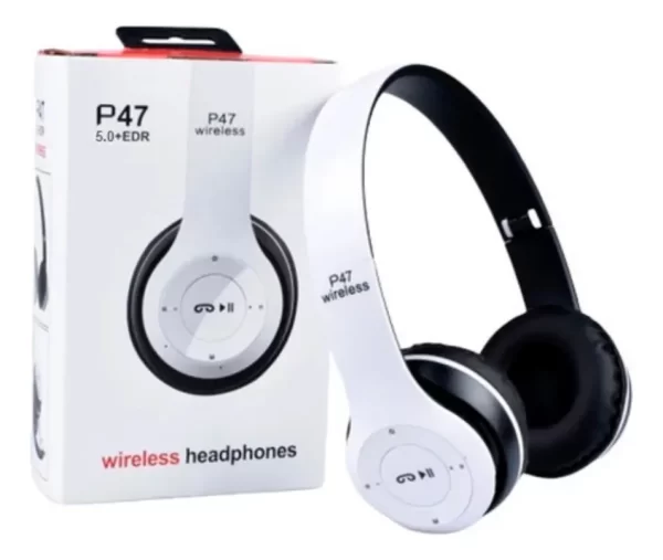 Auricular P47 Bluetooth + SD + FM de Vincha - Imagen 2